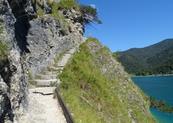 Achensee in Tirol, Bezirk Schwaz, Wanderweg zwischen Pertisau und Achenkirch Ã¼ber die Gaisalm